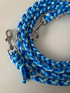 Hundeleine 4 Strand Round Double Braid | Einfarbiger Wechsel im Doppelstrang