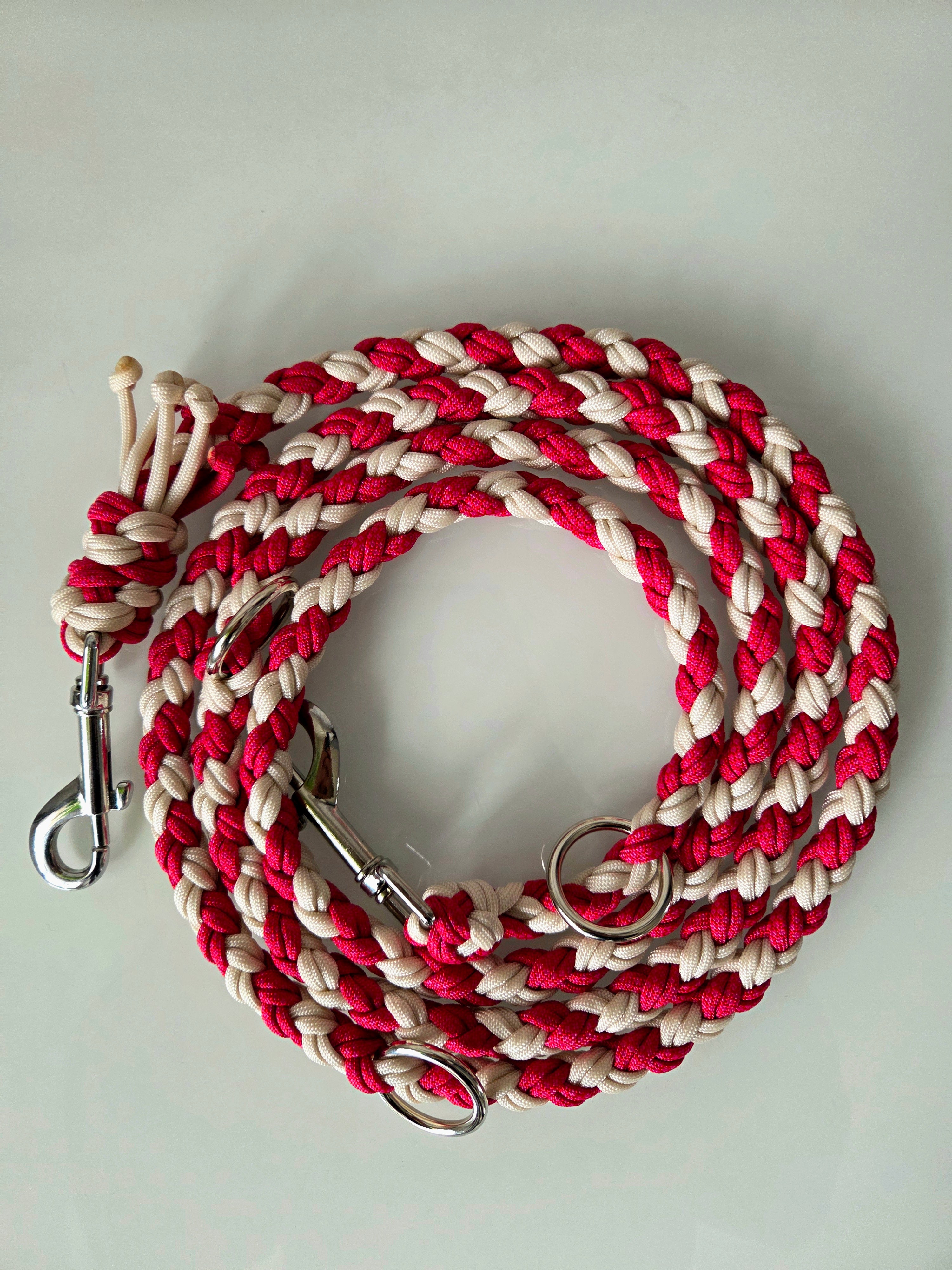 Hundeleine 4 Strand Round Double Braid | Zweifache Sprirale