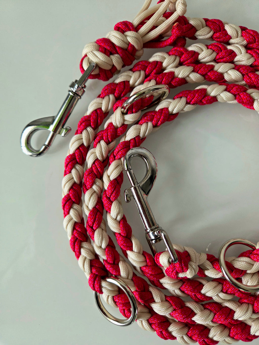 Hundeleine 4 Strand Round Double Braid | Zweifache Sprirale