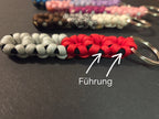 Paracord Schlüsselanhänger Blumen | Dreifarbig