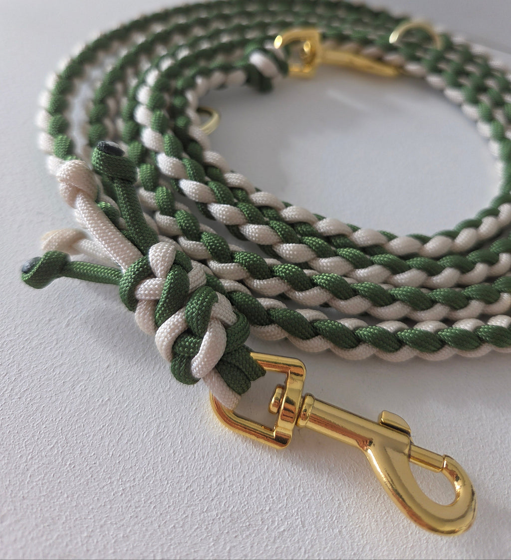 Hundeleine Mini 4 Strand Double Braid | Zweifach gerade Ausrichtung