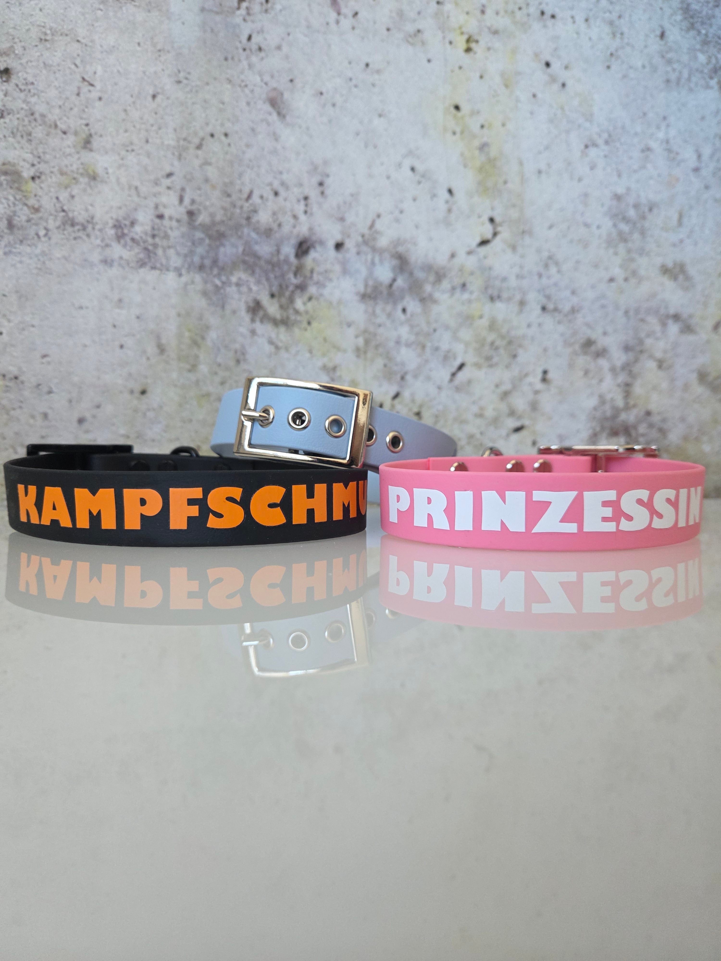 Hundehalsband Pure Line | Einfarbig | Beschriftung