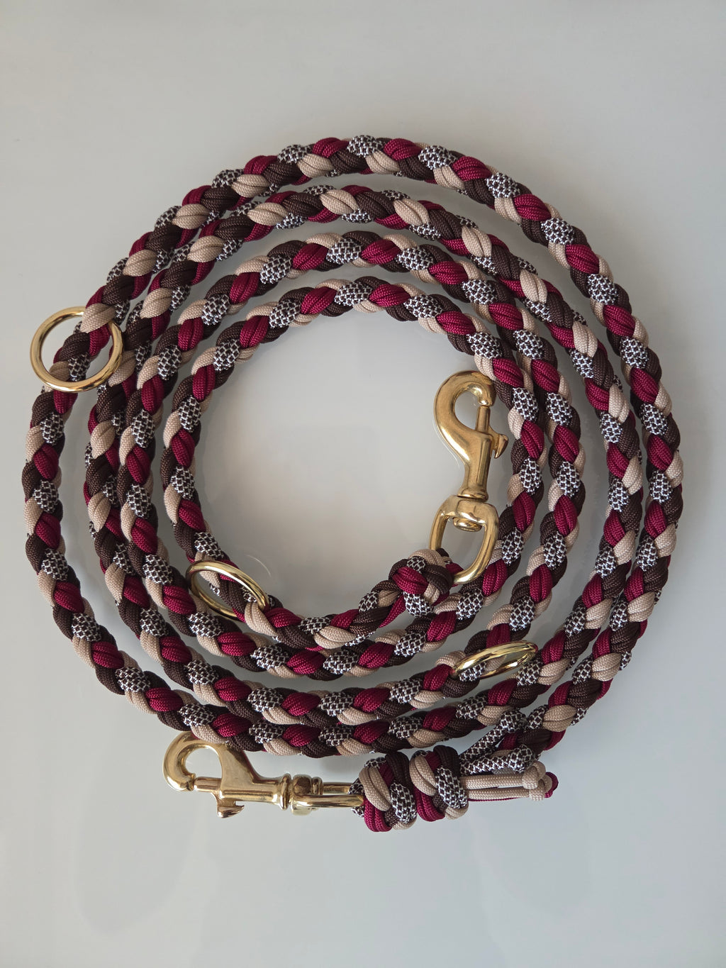 Hundeleine 4 Strand Round Double Braid | Klassisches Design