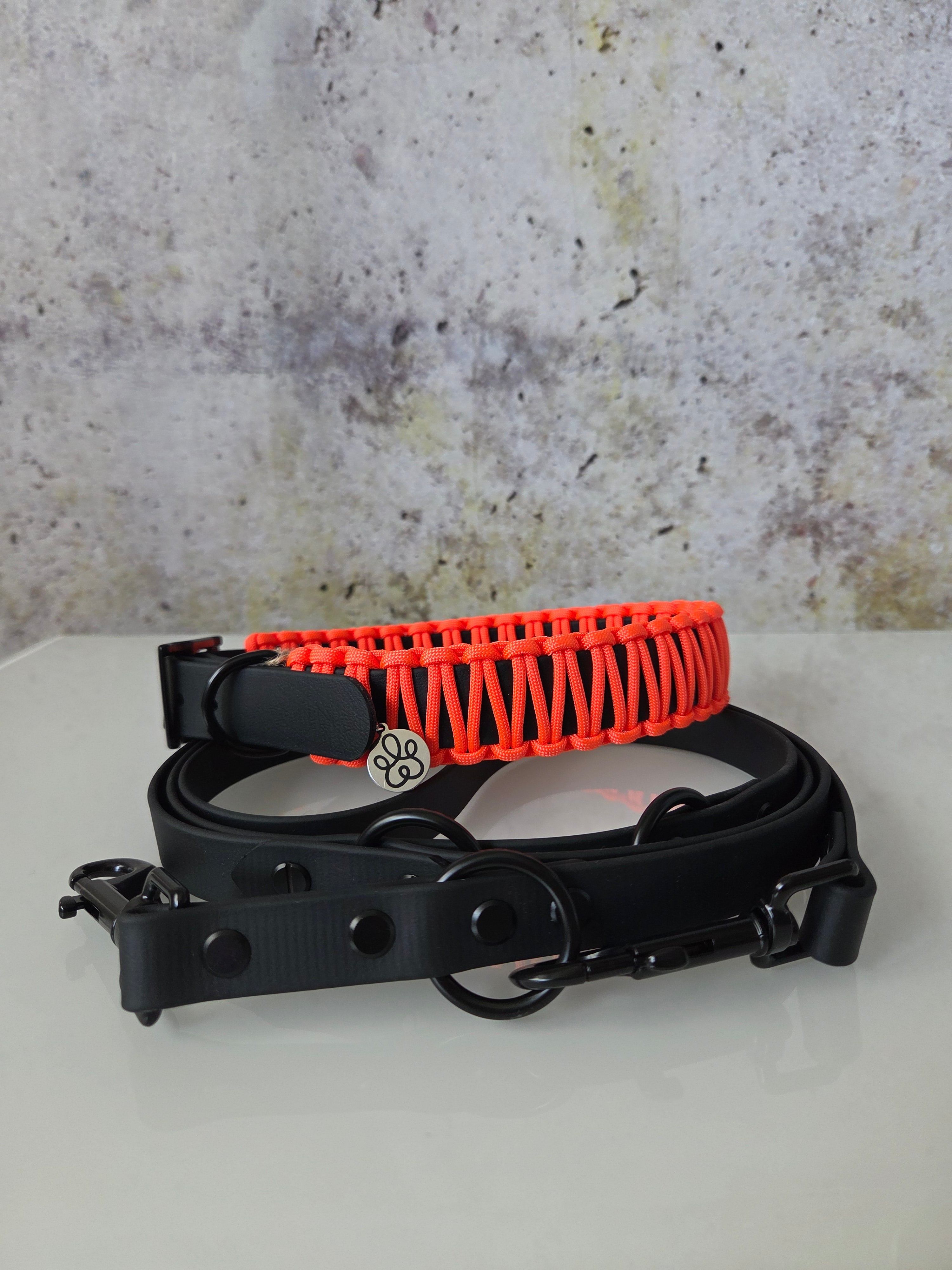 Schwarz x Neon Orange | Schwarz | Set