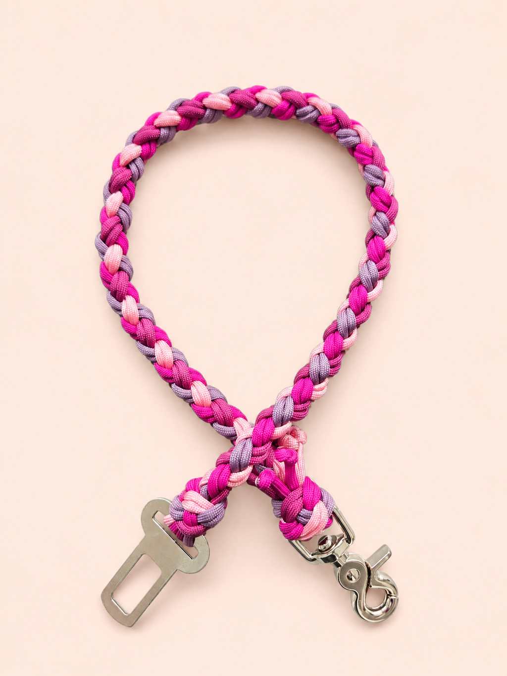 Autoanschnallgurt für Hunde aus Paracord | Klassisches Design