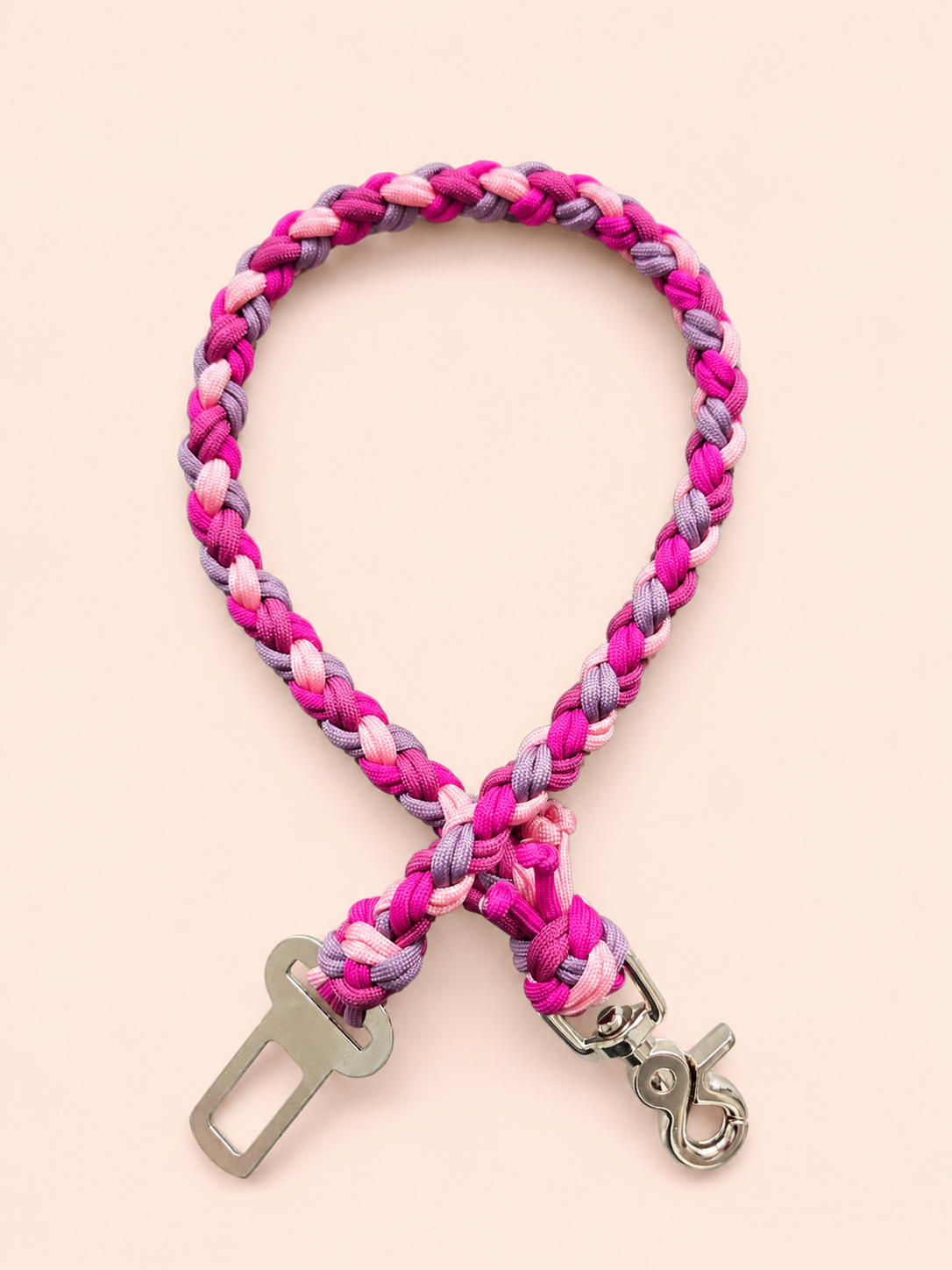 Autoanschnallgurt für Hunde aus Paracord | Klassisches Design