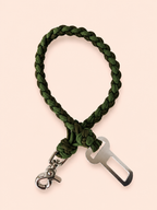 Autoanschnallgurt für Hunde aus Paracord | Zweifach gerade Ausrichtung