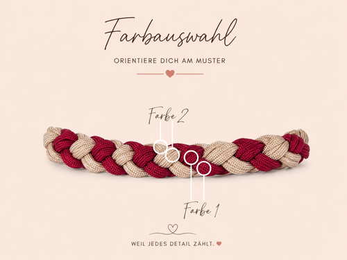 Autoanschnallgurt für Hunde aus Paracord | Zweifache Spirale