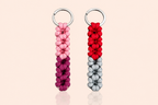 Paracord Schlüsselanhänger Blumen | Zweifarbig