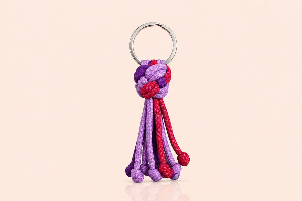 Paracord Schlüsselanhänger Diamantknoten