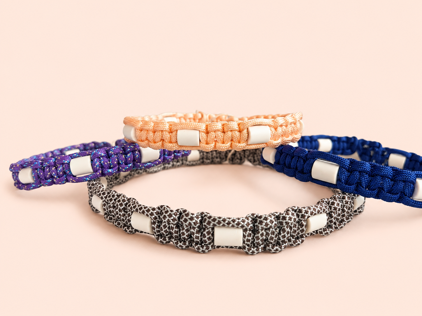 Paracord Halsband mit EM Keramik Pipes | Halskette