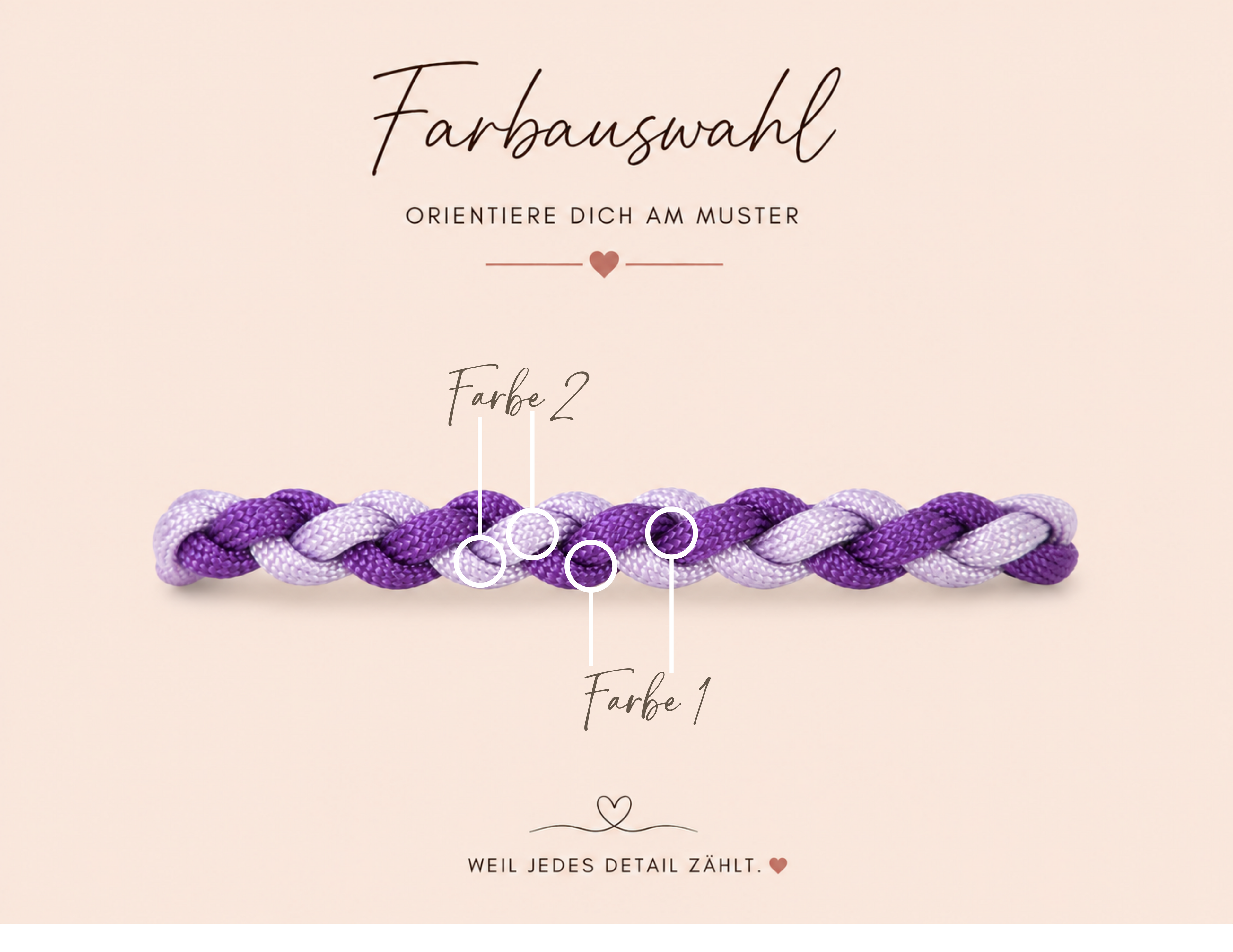 Hundeleine Mini 4 Strand Double Braid | Klassisches Design